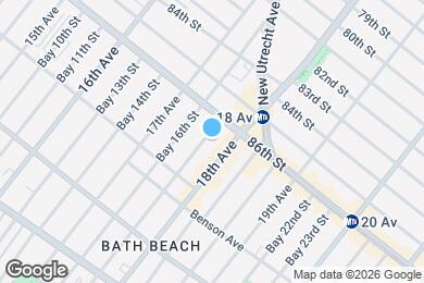 Map image of the property - 27 Bay 17th St