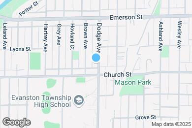 Map image of the property - 1716 Dodge Ave