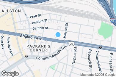 Map image of the property - 19 Brighton Ave