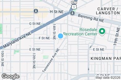 Map image of the property - 1421 F St NE