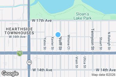 Map image of the property - 1585 Wolff St