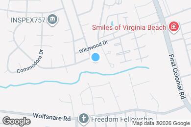 Map image of the property - 857 Old Cutler Rd
