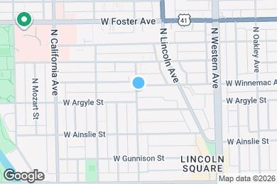 Map image of the property - 5025 N Rockwell St