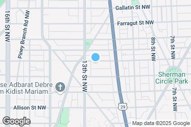Map image of the property - 1220 Decatur St NW