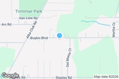 Map image of the property - 2217 Boykin Blvd