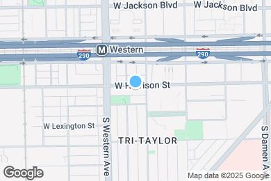 Map image of the property - 2315 W Harrison St