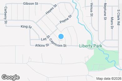 Map image of the property - 1326 Burleson St