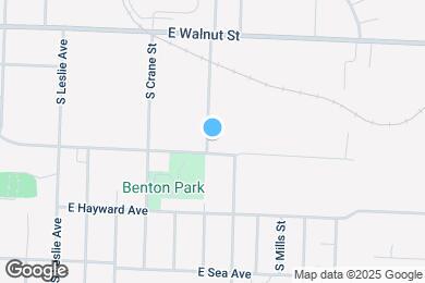Map image of the property - 537 S Hunter St
