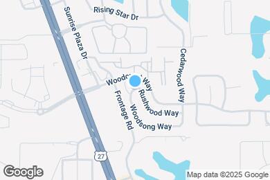 Map image of the property - 849 Woodsong Way