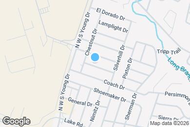 Map image of the property - 2111 Creekwood Dr