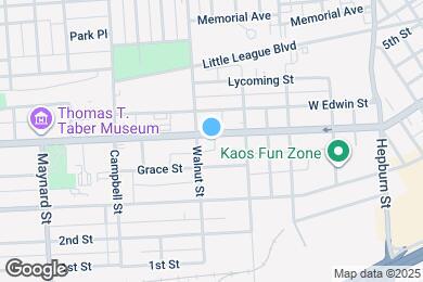 Map image of the property - 629 W 4th St