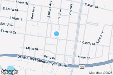 Map image of the property - 324 1st Ave