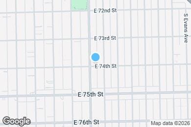 Map image of the property - 7353 S King Dr