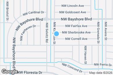 Map image of the property - 601 NW Kingston St