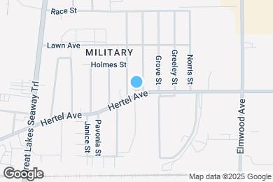 Map image of the property - 638 Hertel Ave