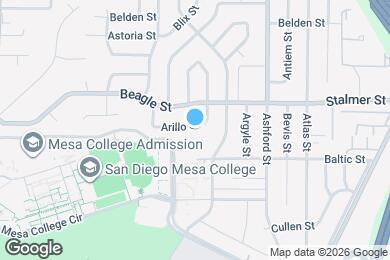 Map image of the property - 7287 Arillo St