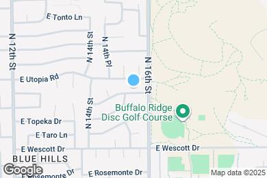 Map image of the property - 1516 E Kristal Way