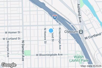 Map image of the property - 1924 N Wood St
