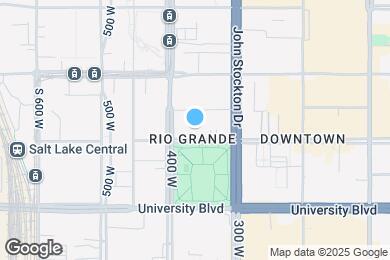 Map image of the property - 360 W Broadway
