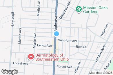 Map image of the property - 1610 Maple Ave