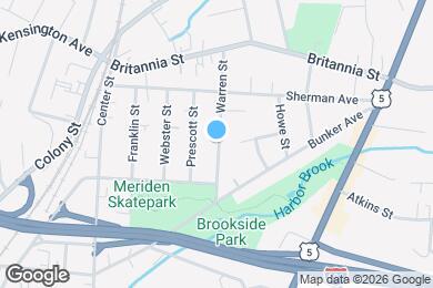 Map image of the property - 58 Warren St