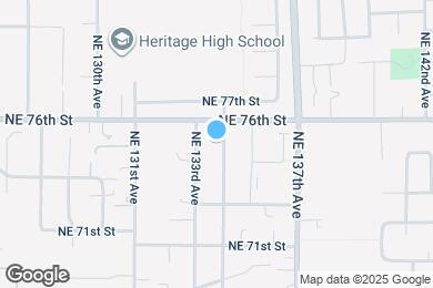 Map image of the property - 7406 NE 134th Ave