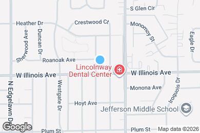 Map image of the property - 711 N Evanslawn Ave