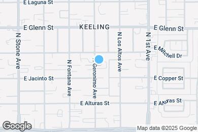 Map image of the property - 405 E Geronimo Bluff Loop