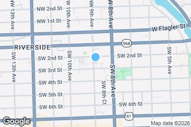 Map image of the property - 221 SW 9th Ave