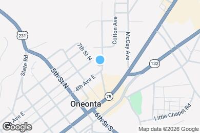 Map image of the property - 700 4th Ave E