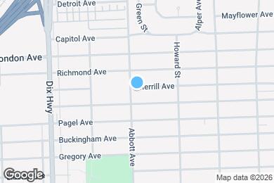 Map image of the property - 1689 Merrill Ave