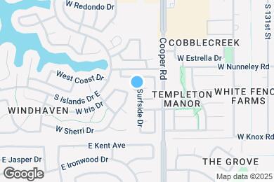 Map image of the property - 1022 S Surfside Dr