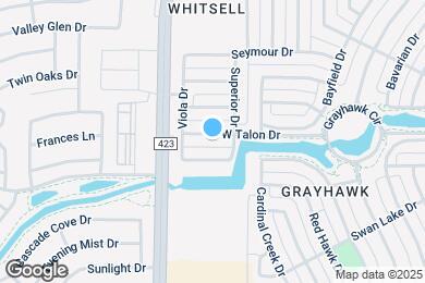 Map image of the property - 721 W Talon Dr