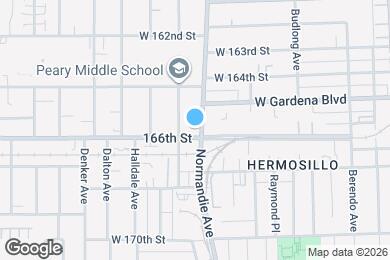 Map image of the property - 16529 Normandie Ave