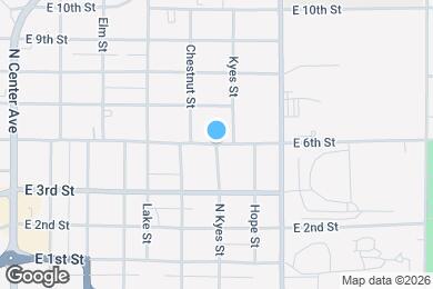 Map image of the property - 309 N Kyes St