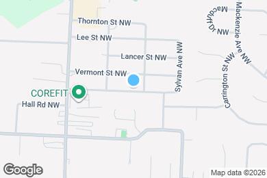 Map image of the property - 3025 Pleasant St NW