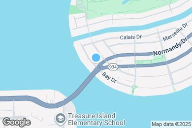 Map image of the property - 2101 Bay Dr