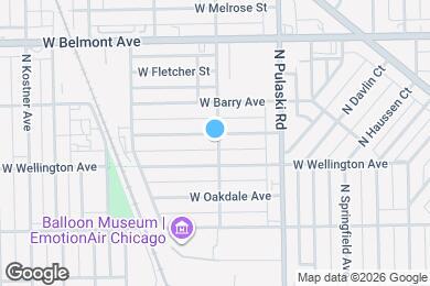 Map image of the property - 4101 W Nelson St