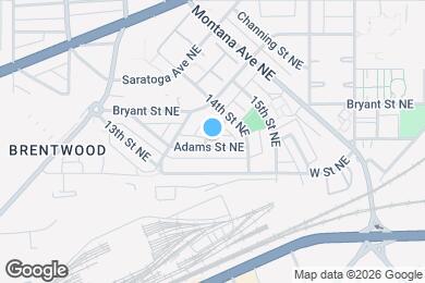 Map image of the property - 1332 Adams St NE