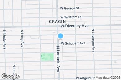 Map image of the property - 2709 N Laramie Ave