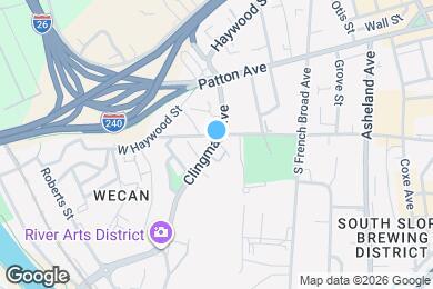 Map image of the property - 64 Clingman Ave