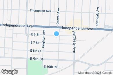 Map image of the property - 5035 E 6 St