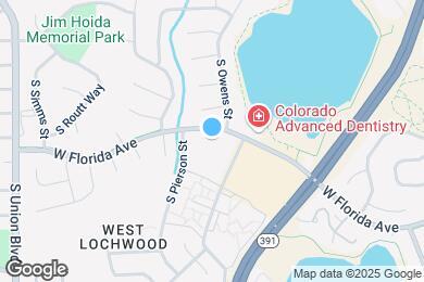 Map image of the property - 10950 W Florida Ave