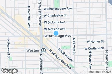 Map image of the property - 1944 N Oakley Ave