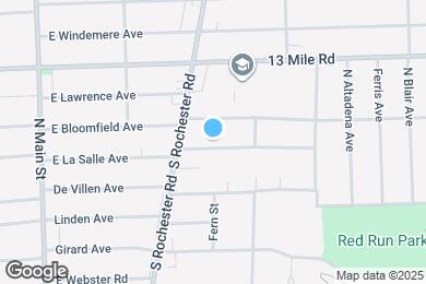 Map image of the property - 429 E La Salle Ave