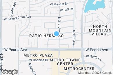 Map image of the property - 3108 W Clinton St
