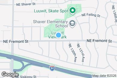 Map image of the property - 12815 NE Fremont St