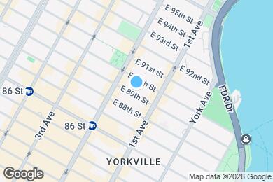 Map image of the property - 317 E 89th St