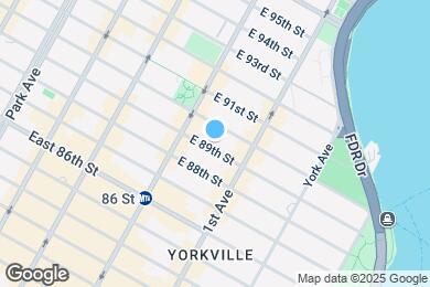 Map image of the property - 325 E 89th St