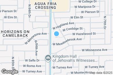 Map image of the property - 8223 W Hazelwood St